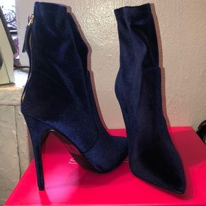 Velvet Booties